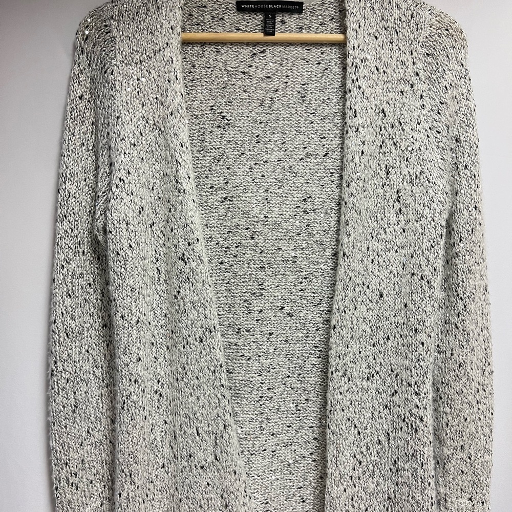 Whbm Button Cuff Sequin Duster S - image 8